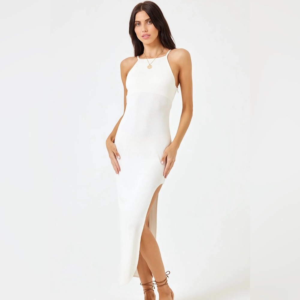 NWT! LSPACE Renata Dress in Cream - Size S